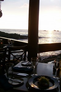 sunset dinner.huggos