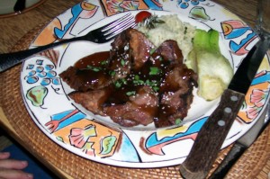 Huggos classic teriyaki steak