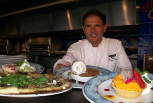 chef ken with pupu and dessert specials.10.21.11