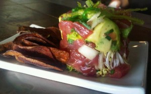 huggos ahi poke tower. 3.28