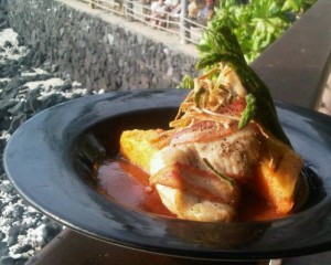 huggo's pancetta wrapped mong chong