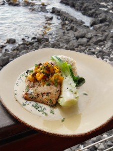tea smoked mahi