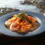 huggo's shrimp dish